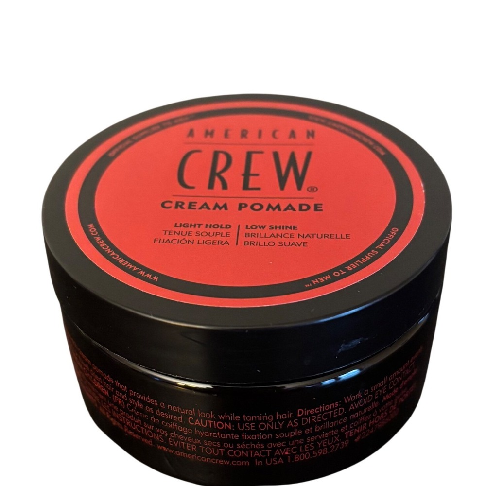 American Crew | Cream Pomade Light Hold Low Shine | Men's Hair Styling | NEW‎